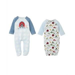 NEW MUDPIE baby's grow with me set in multi